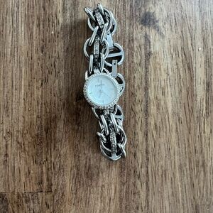 Fossil watch silver
